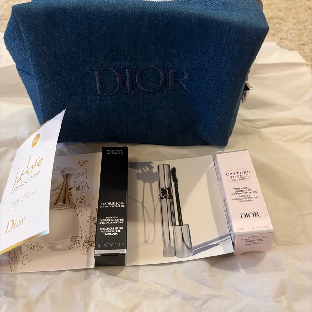 Dior Denim Blue Set with J'adore and Capture Totale